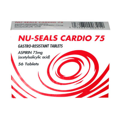 Aspirin Nu-Seal - 75mg (56) *P*