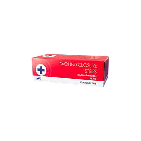 Wound Closure Strips - 6mm x 75mm - 3 Strips (50)
