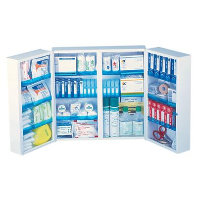 Maximus Triple Metal Wall Cabinet with Contents