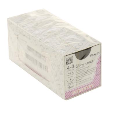 W9918 Vicryl Rapide Suture (12) 4/0